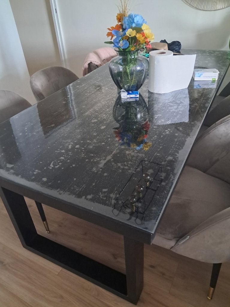 Eetkamerset Kala, Huis en Inrichting, Ophalen, 200 cm of meer, 50 tot 100 cm, Zo goed als nieuw