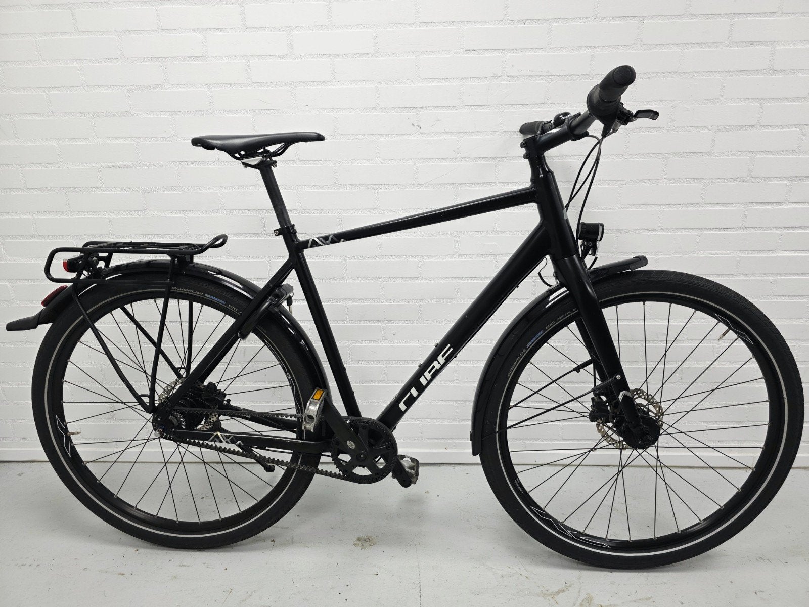 Cube Travel Pro 58 cm Disc heren Nexus 8 Gates riem belt, Ophalen, Gebruikt, Schijfrem