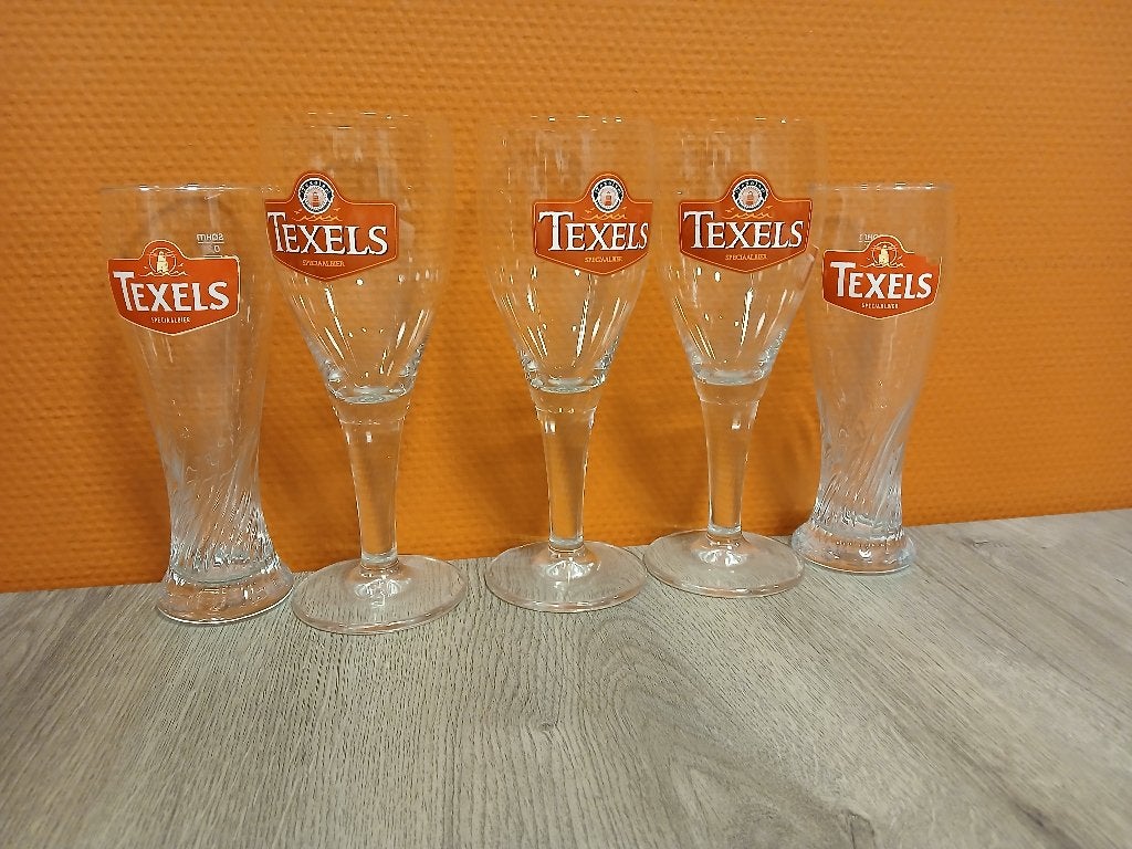 texels, Verzamelen, Biermerken, Zo goed als nieuw, Glas of Glazen, Overige merken, Ophalen of Verzenden