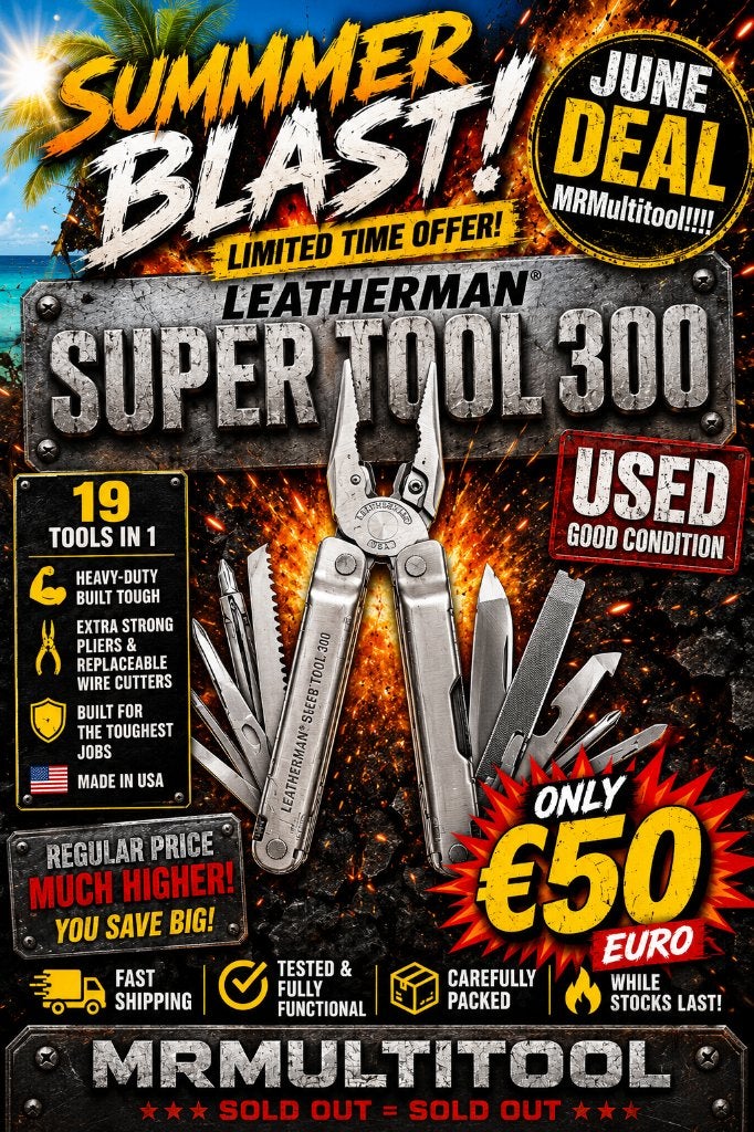 LEATHERMAN SUPER TOOL 300 USED – IN GOEDE STAAT 19, Caravans en Kamperen, Kampeergereedschap, Gebruikt, Maarten@MrMultitool.com