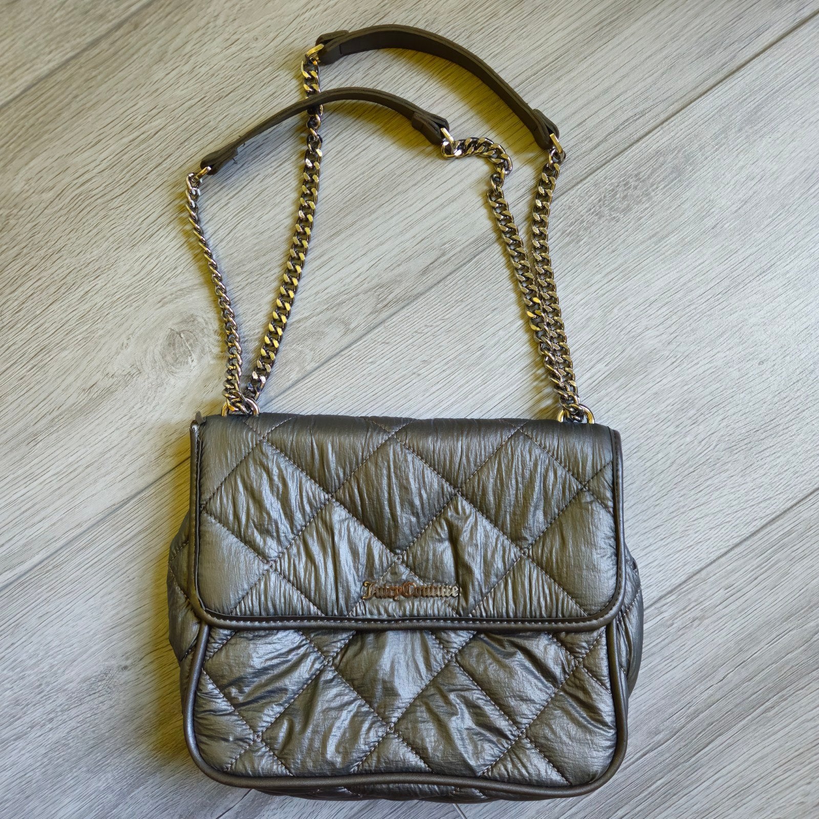 Juicy Couture gewatteerde schoudertas, Ophalen of Verzenden, Schoudertasje