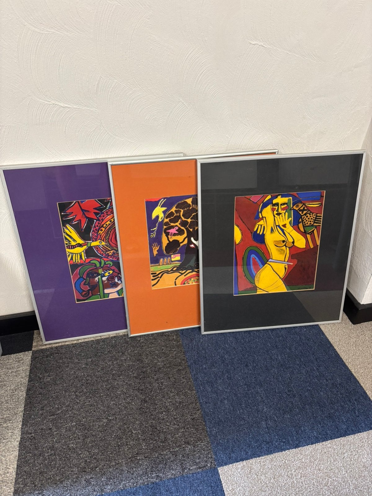 Aluminium schilderij lijsten, Ophalen