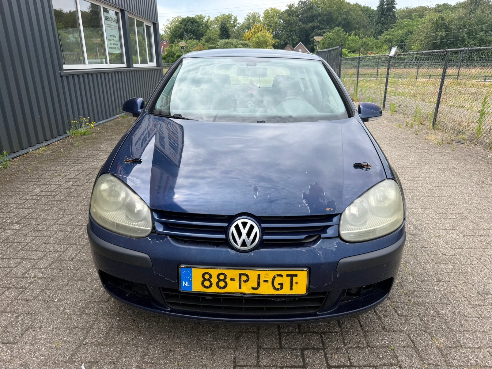 Volkswagen Golf 2.0 SDI 55KW 5D 2004 Blauw AIRCO, Auto's, Volkswagen, Voorwielaandrijving, 1227 kg, 74 pk, Zwart
