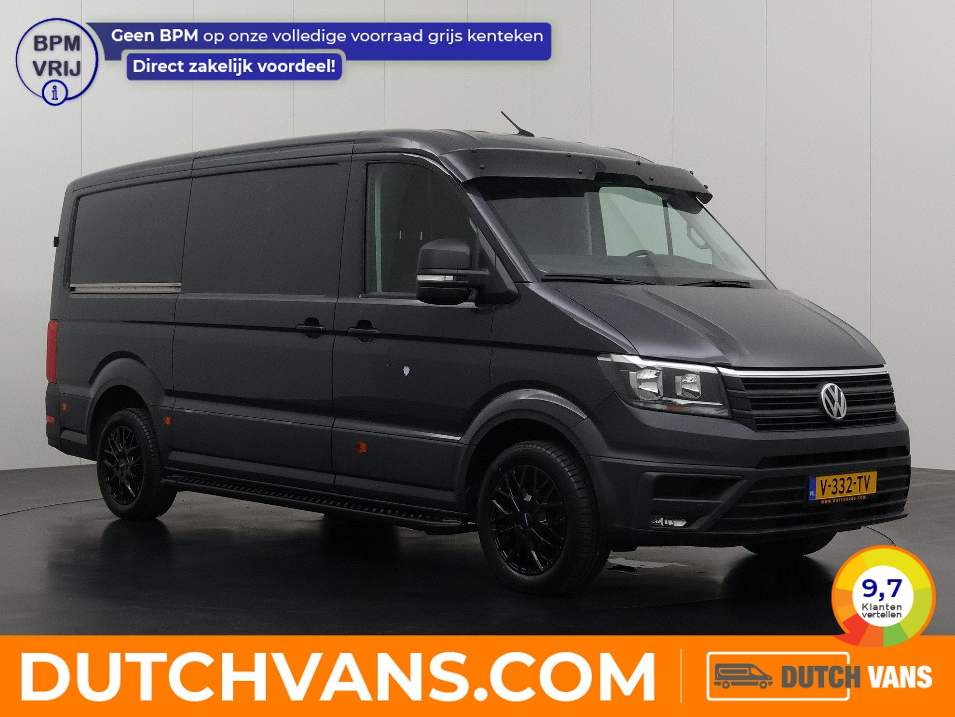 Volkswagen Crafter 2.0TDI 140PK L3H2 Highline | Navigatie |, Auto's, Voorwielaandrijving, Dealer onderhouden, Stof, Gebruikt
