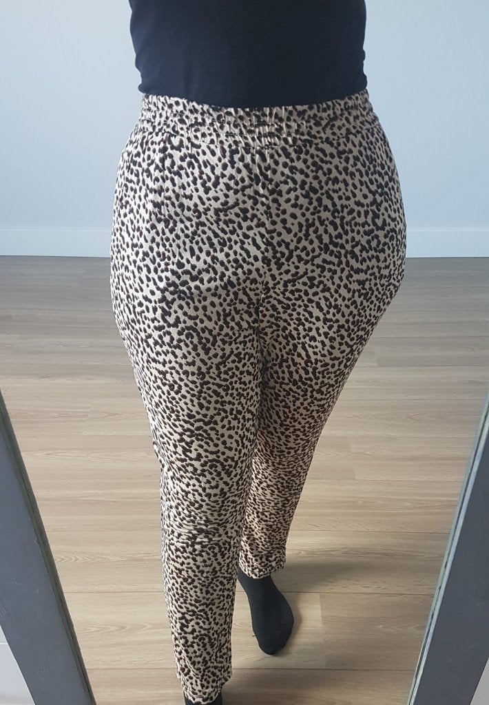 Panter Elastische Band Elastiek Comfortabel M Ongedragen, Maat 38/40 (M), H&M, Bruin, Verzenden