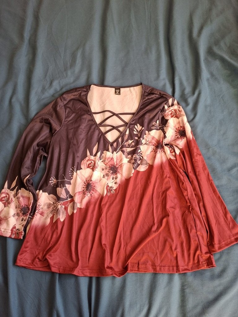Leuk shirt met lange mouw maat 0XL !! 2, Ophalen of Verzenden, Zo goed als nieuw, Zwart, Lange mouw