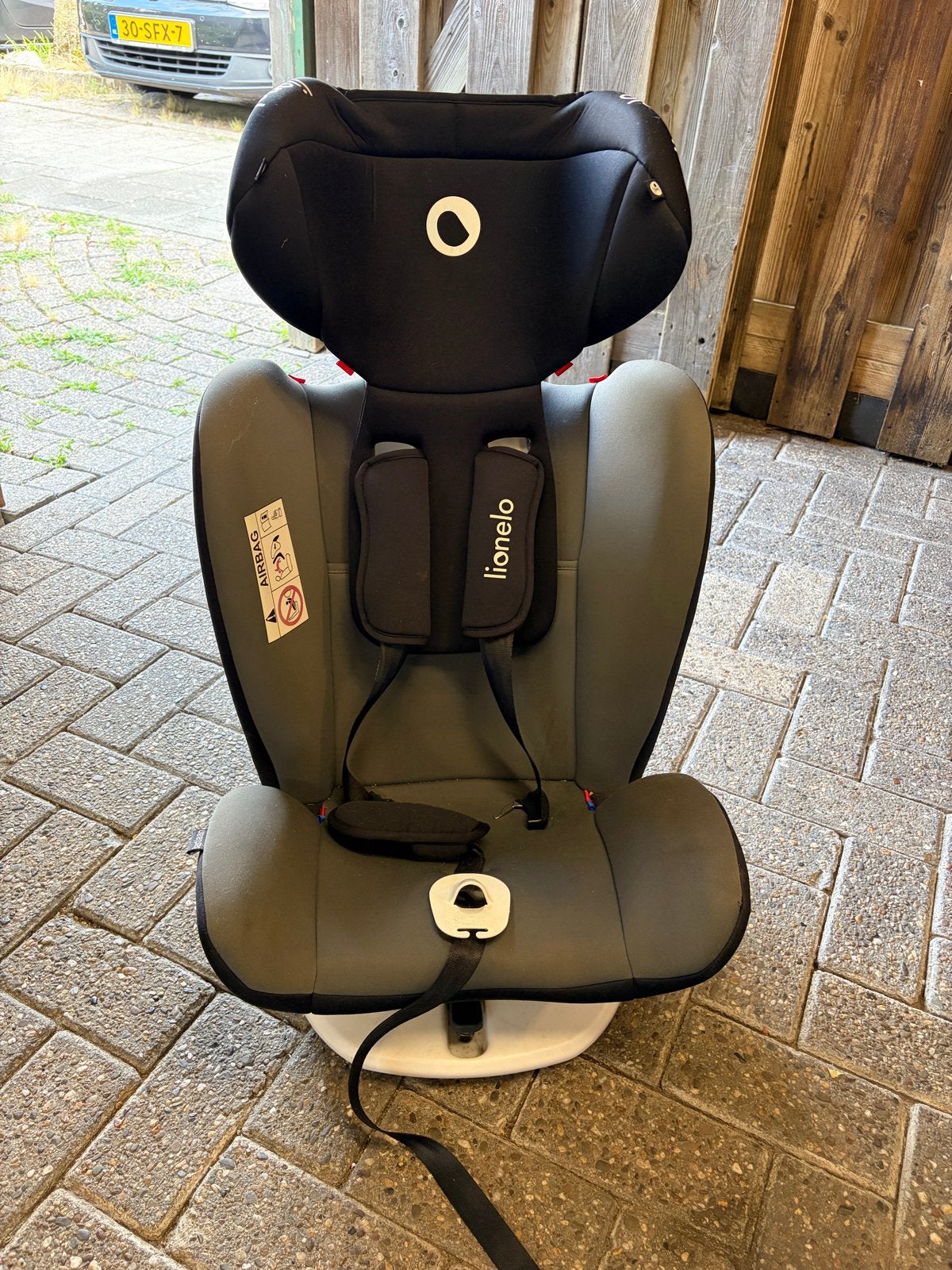 Lionelo autostoel met Isofix en draaibaar, Gebruikt, 0 t/m 18 kg, Verstelbare rugleuning, Isofix