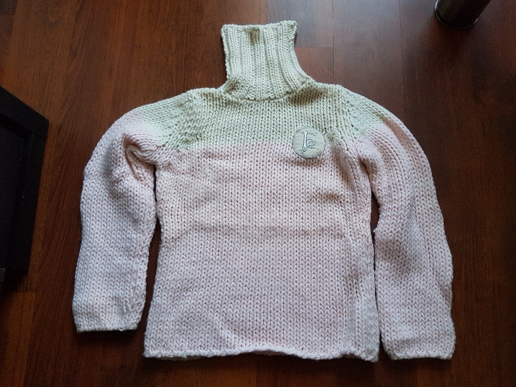 Mooie wit roze warme trui van Freesoul - L, Freesoul, Maat 42/44 (L), Nieuw, Ophalen of Verzenden