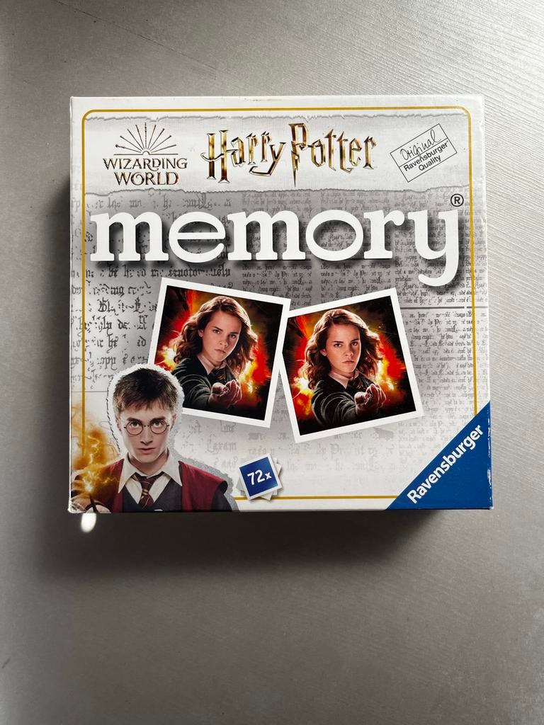 Harry Potter Memory spel - Ravensburger, Ophalen of Verzenden, Minder dan 500 stukjes, Zo goed als nieuw, Overige typen