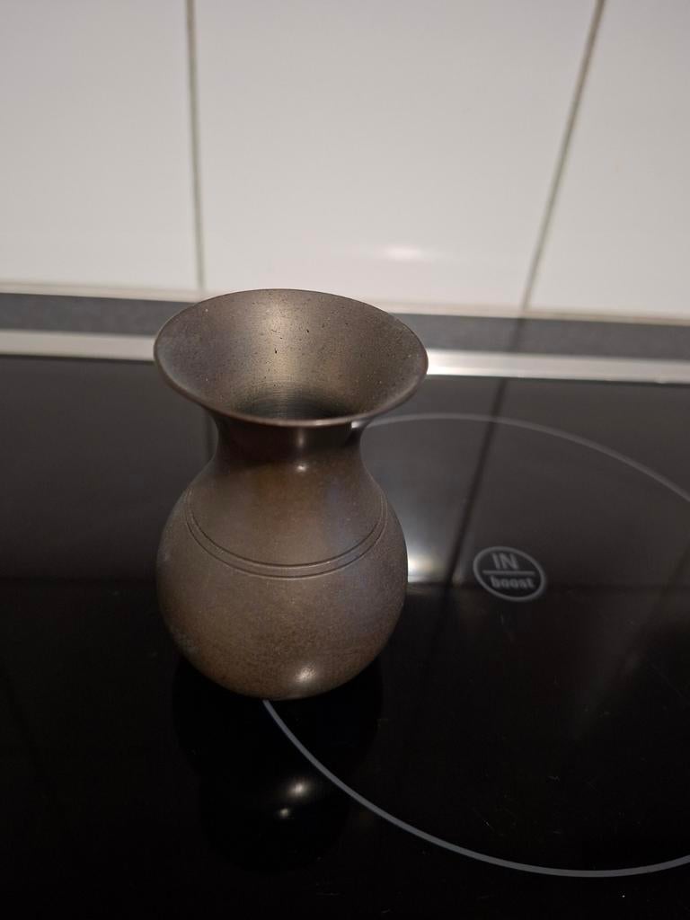 Antieke tinnen vaas van Ambach & Bläcker, Ophalen of Verzenden