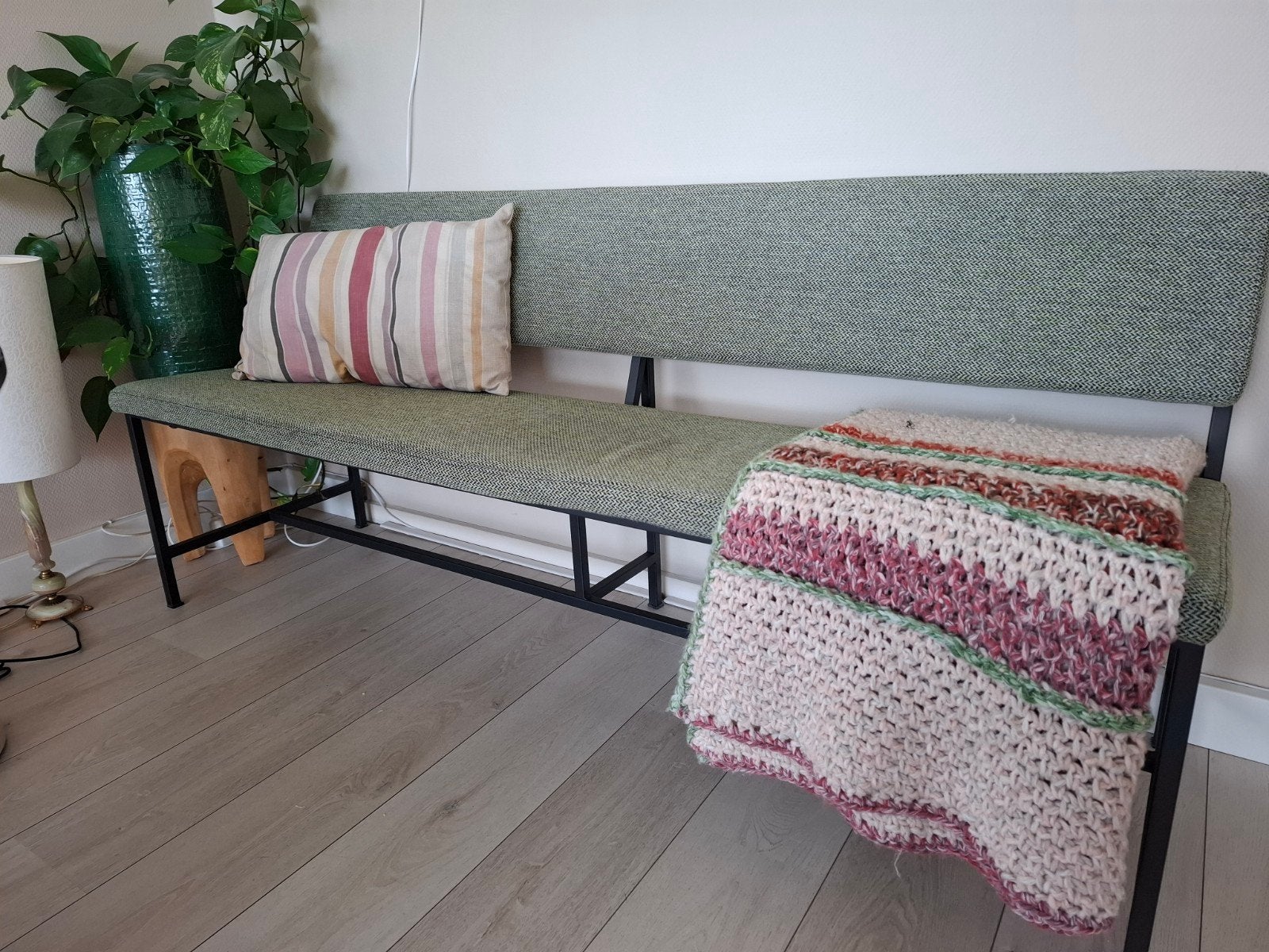 Moderne eetkamerbank 180 cm, Ophalen, Minder dan 75 cm, 150 tot 200 cm, Tweepersoons