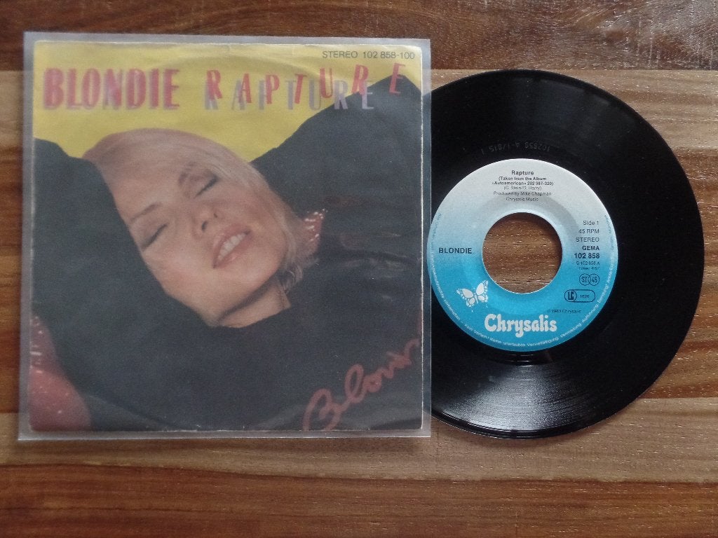 single  Blondie - Rapture, Ophalen of Verzenden, Gebruikt, 7 inch, Rock en Metal