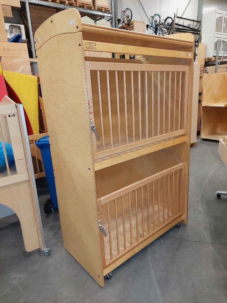 6x Eibe duoslaper / stapelledikant /KDV-bed, Ophalen of Verzenden, Zo goed als nieuw, Stapelbed