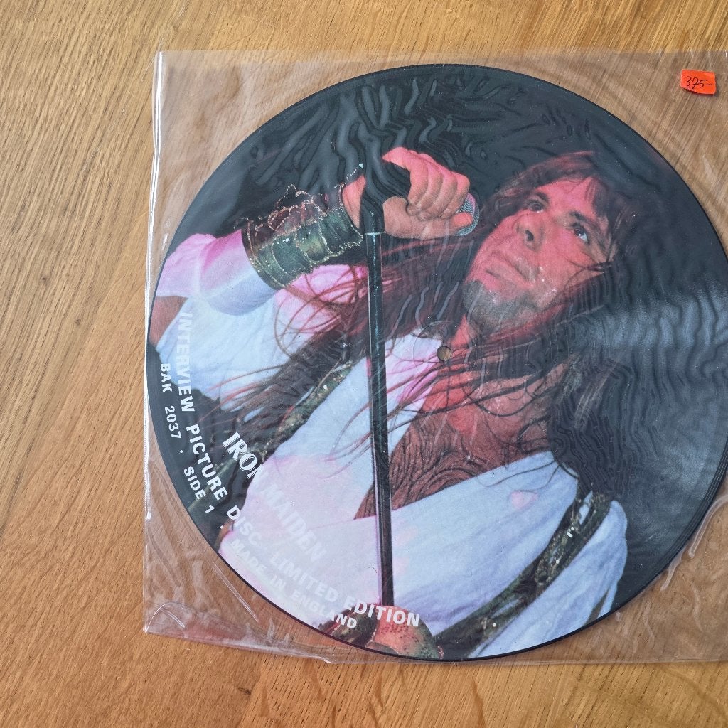 Iron Maiden – Ltd Edition Interview Picture Disc (VG+), Cd's en Dvd's, Ophalen of Verzenden