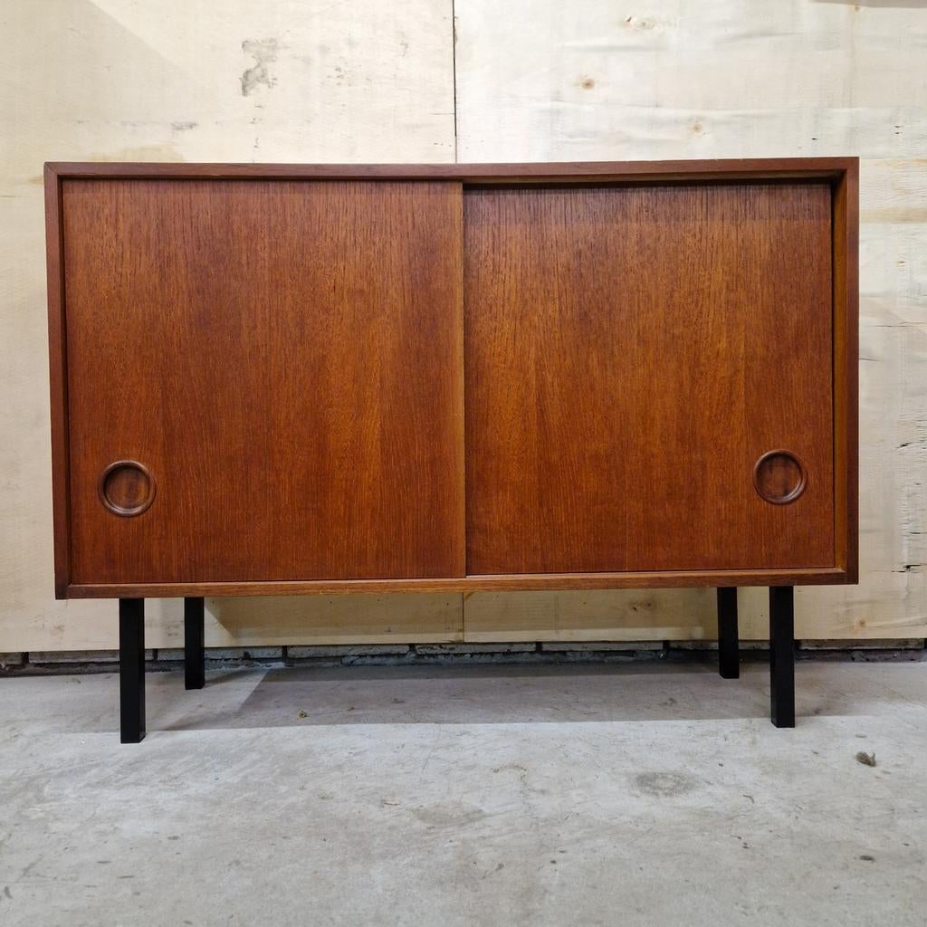 Vintage dressoir kast teakhout deense kast, Vintage design pastoe deens teak, Kolibrivintagehal@gmail.com, 100 tot 150 cm, Aaldertgeertsstraat 43 Olst