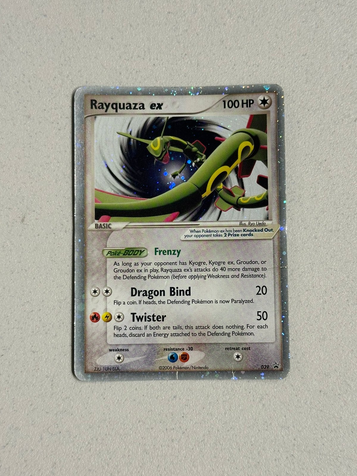 Rayquaza ex 039 Black Star Promo PL, Ophalen of Verzenden, Zo goed als nieuw