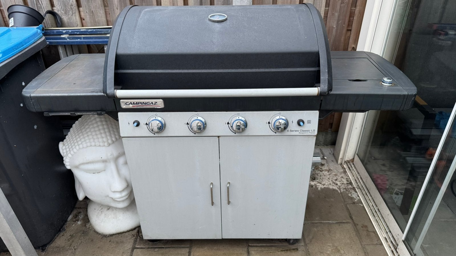 Buitenkeuken gasbarbeque, Ophalen, Gebruikt