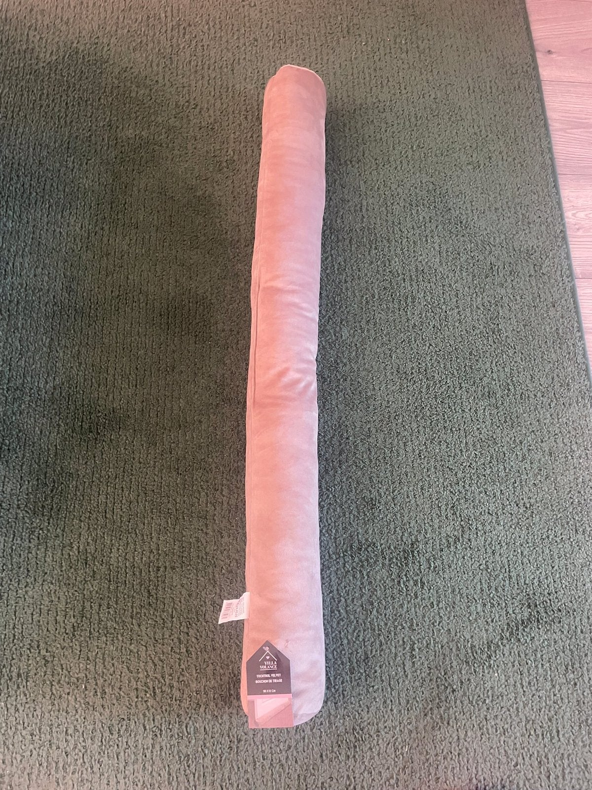 2 Grijze Deur Tocht Stoppers: 1 Nieuwe Velvet-1 z.g.a.n Muis, Huis en Inrichting, Woonaccessoires | Overige, Ophalen, Nieuw, Grijs