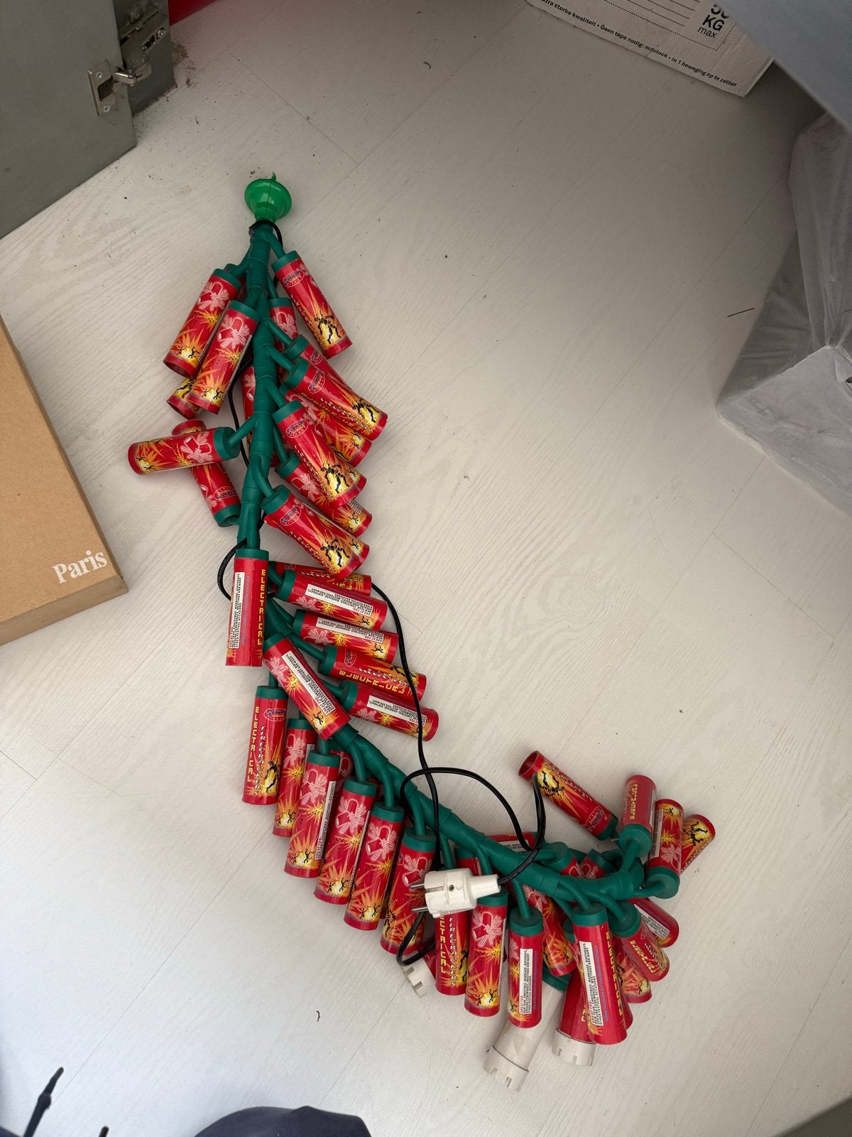 Nep vuurwerk slinger met licht en geluid - Fopartikel, Ophalen of Verzenden, Nieuw, Fopartikel, Overige