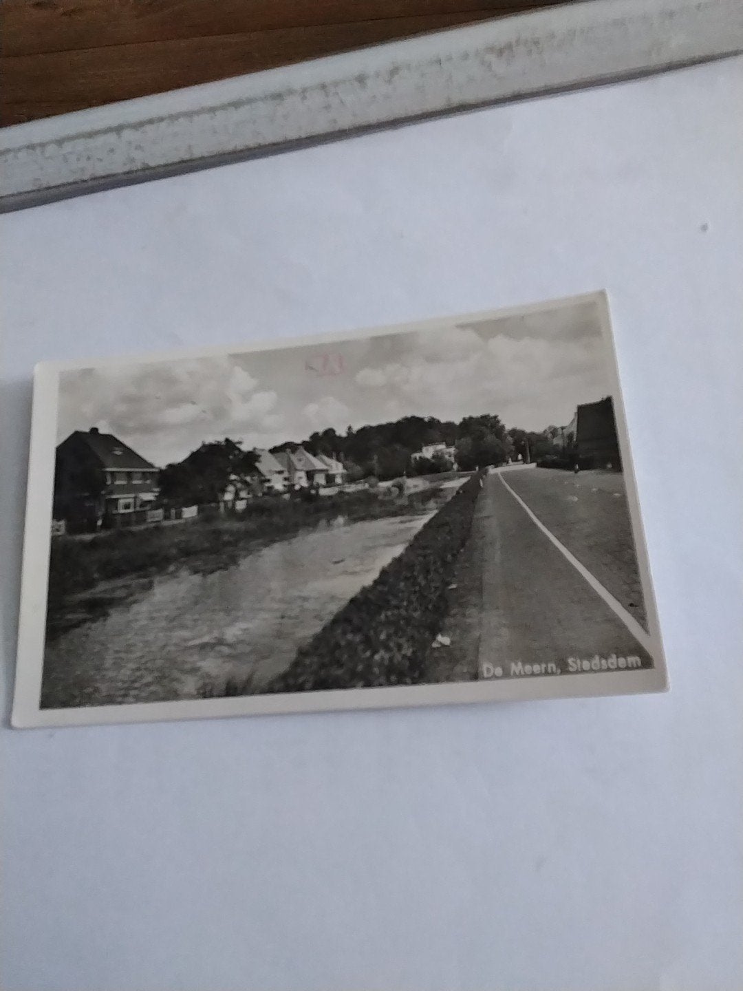 Oude Ansichtkaart De Meern, Stadsdam - Gelopen 1949, Verzamelen, Ansichtkaarten | Nederland, Ophalen of Verzenden, 1940 tot 1960