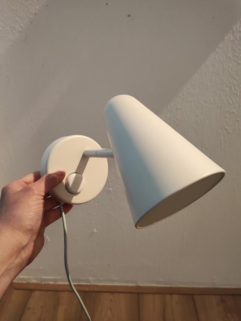 Witte wandlamp, Fubbla ledlamp Ikea, Huis en Inrichting, Lampen | Wandlampen, Ophalen of Verzenden, Gebruikt