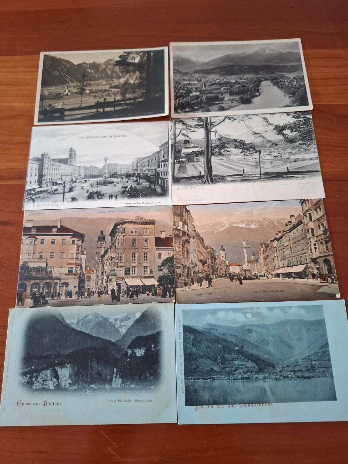 8 Oostenrijkse Ansichtkaarten - Begin 20e Eeuw, Ophalen of Verzenden, Voor 1920, Ongelopen, Oostenrijk