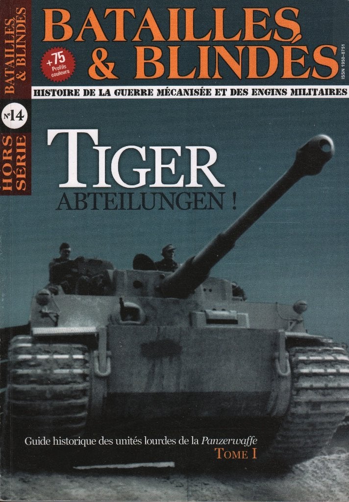 Batailles & blindes HS 14 Tiger abteilungen, Verzenden, Voor 1940, Zo goed als nieuw, Landmacht