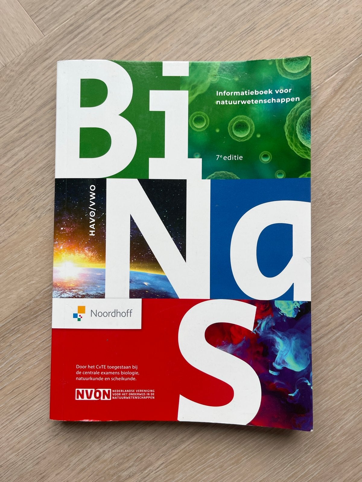 BiNaS HAVO/VWO 7e editie - Informatieboek natuurwetenschappe, Ophalen of Verzenden, Nieuw, HAVO, Biologie