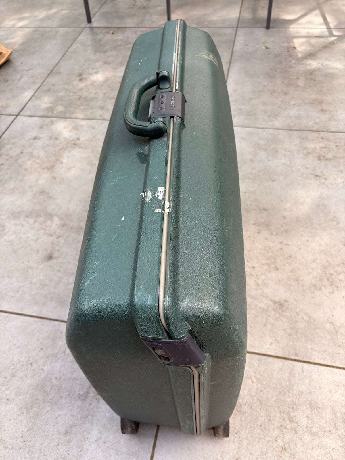 Vintage Samsonite Koffer - Groen met Wieltjes, Gebruikt, 20 tot 30 cm, 60 tot 80 cm, 55 tot 75 cm