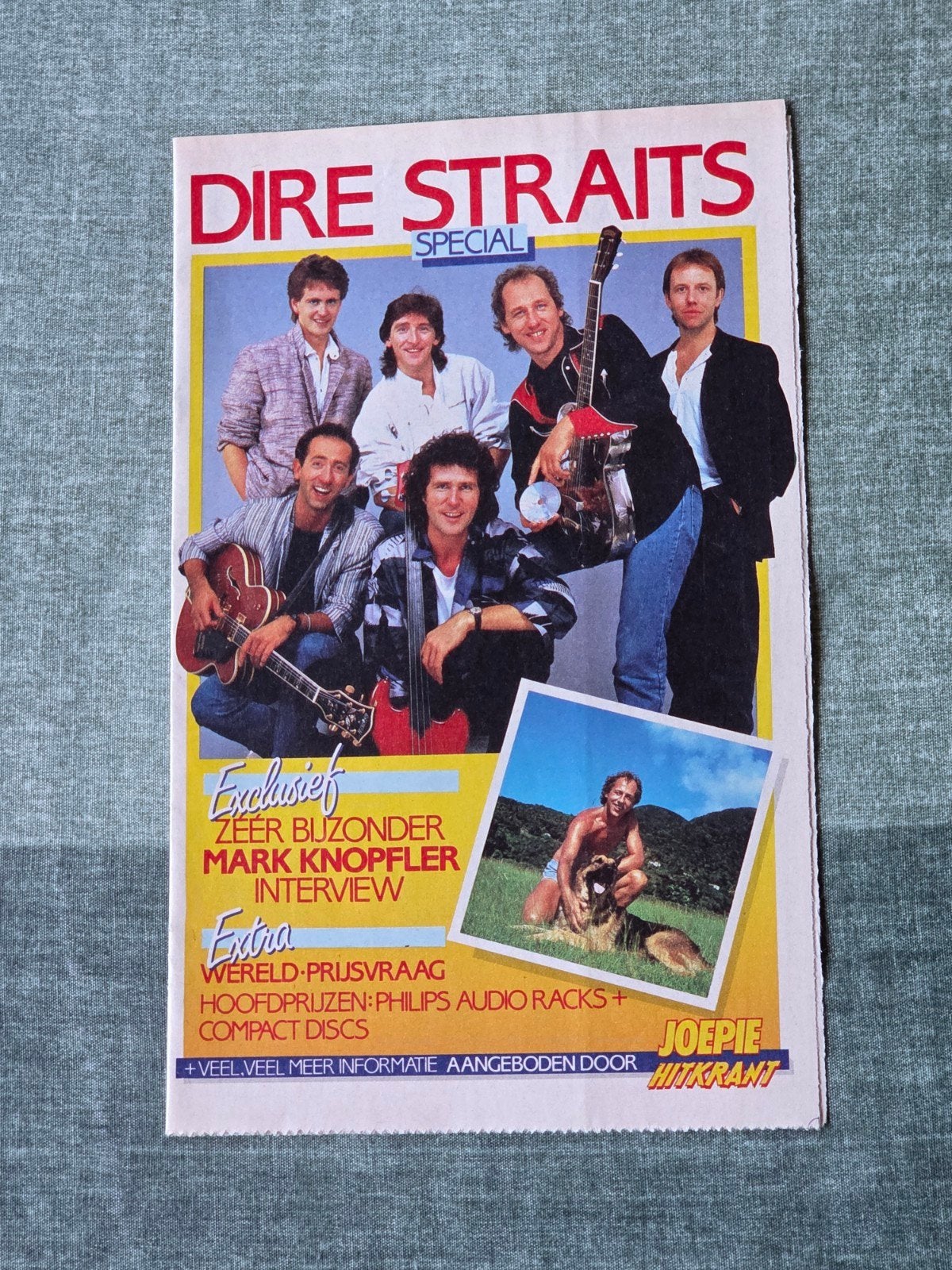 Hitkrant Special Bijlage: Dire Straits (1985), Boeken, Ophalen of Verzenden, Gelezen, Muziek, Film of Tv