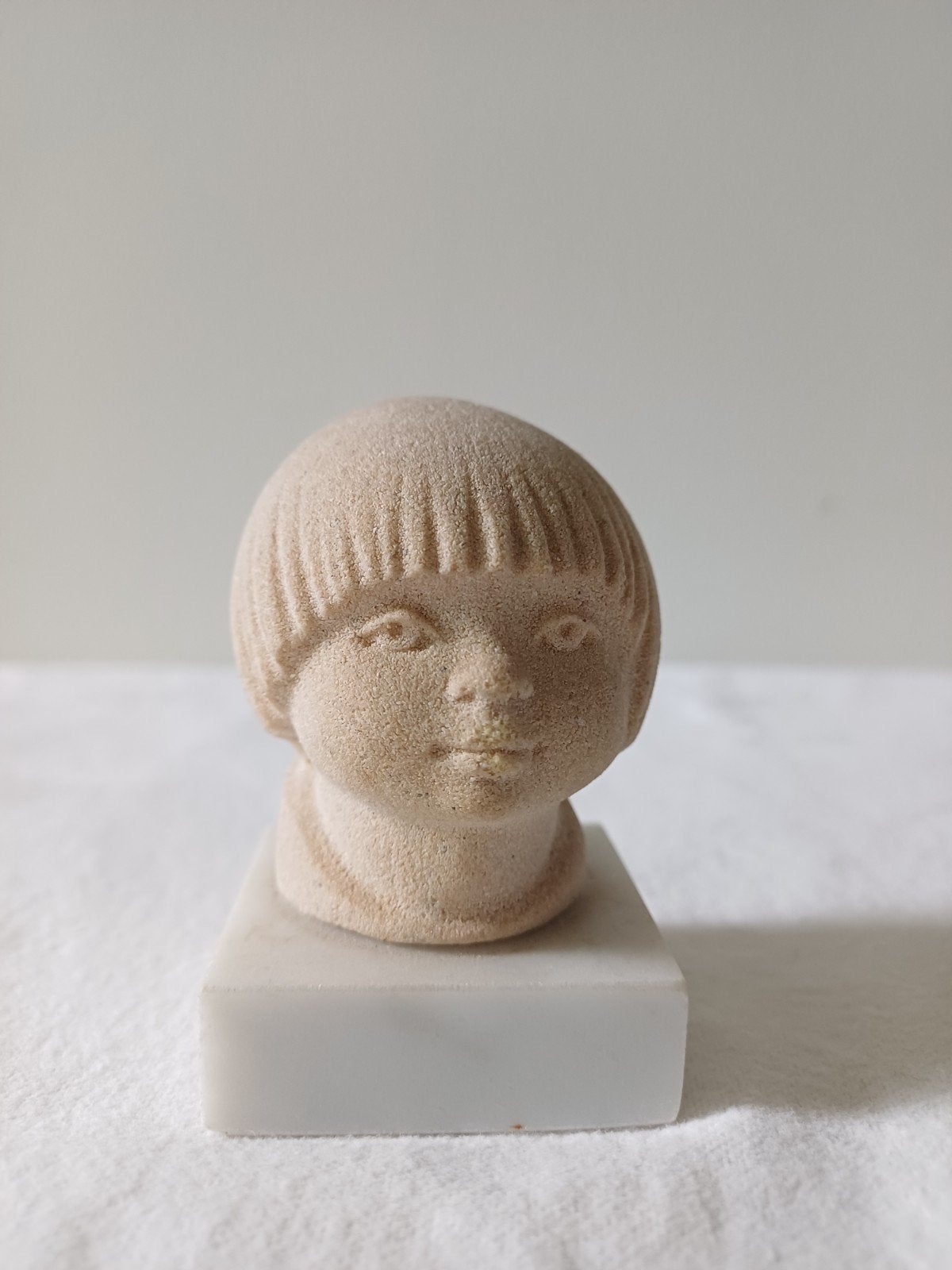 Vintage Stone Art, Antiek en Kunst, Overige onderwerpen, Minder dan 20 cm, Buste, Ophalen of Verzenden