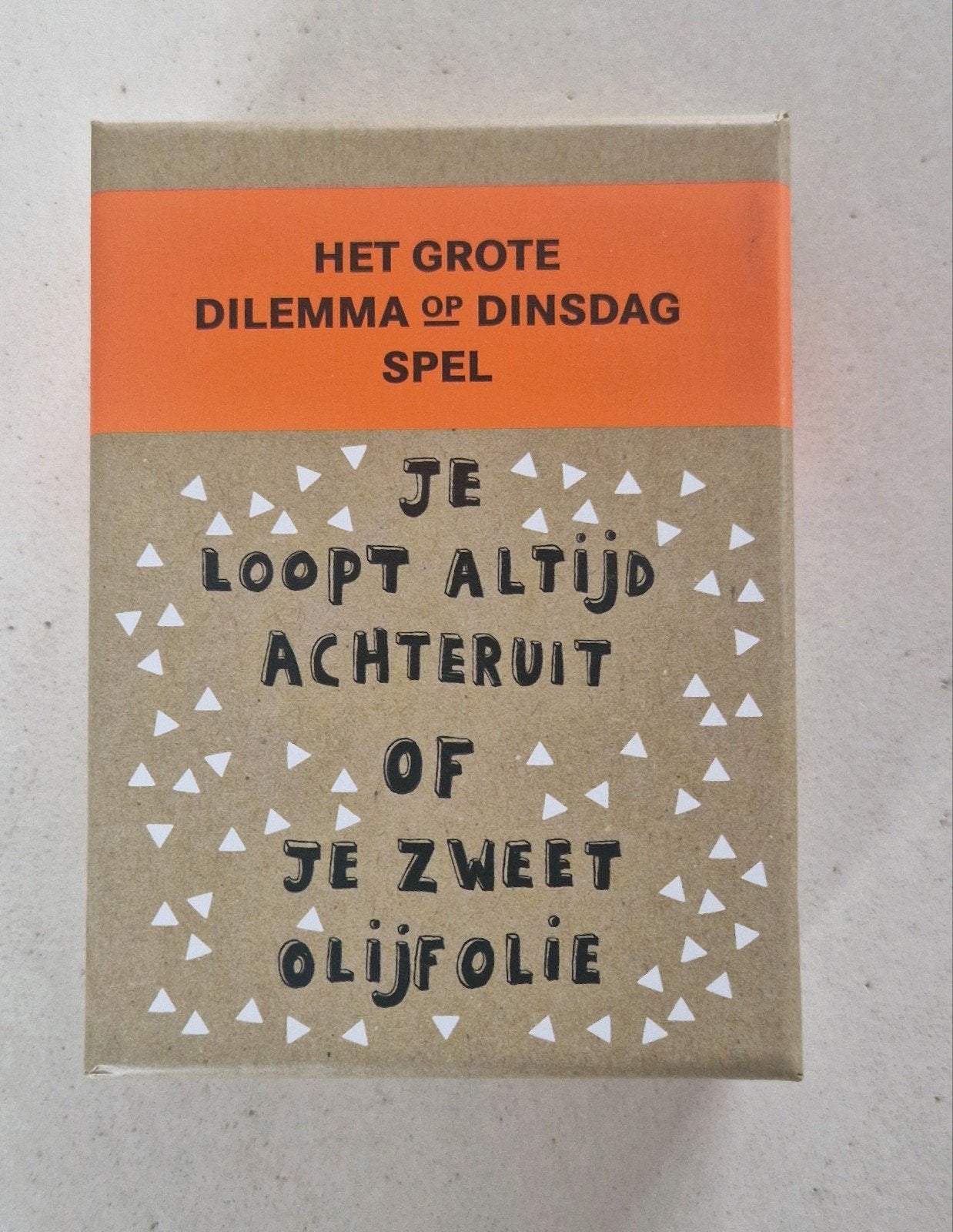Het Grote Dilemma op Dinsdag Spel • Zo goed als nieuw, Drie of vier spelers, Ophalen of Verzenden, Zo goed als nieuw, Dilemma op Dinsdag