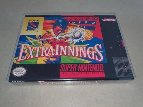Extra Innings SNES Game Case, Spelcomputers en Games, Avontuur en Actie, Verzenden, 1 speler, Zo goed als nieuw