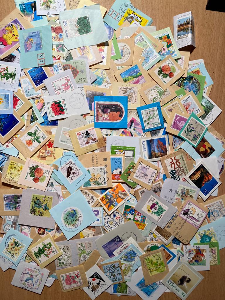 150 gr japans gfm onafgeweekt vrij recent (7/25), Postzegels en Munten, Verzenden, Buitenland