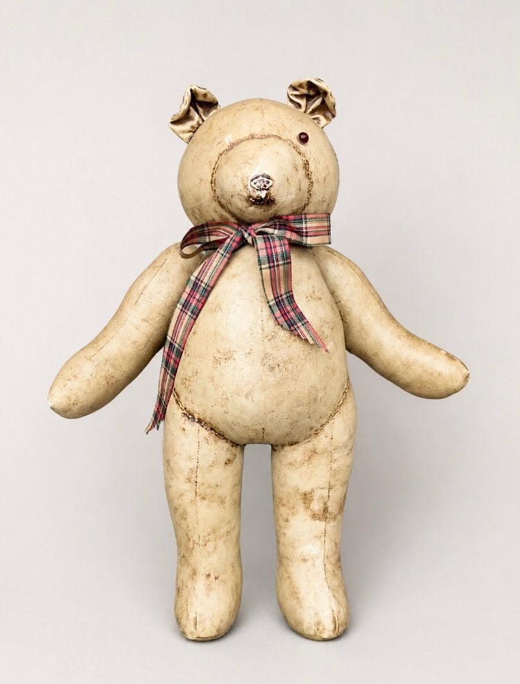 Antieke beer, Verzamelen, Beren en Cherished Teddies, Ophalen of Verzenden, Zo goed als nieuw, Stoffen beer, Overige merken
