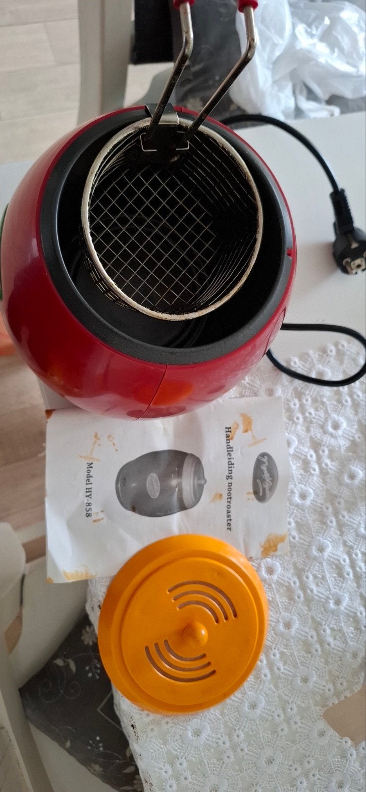 Nieuwe mini-friteuse en steengrill set, Witgoed en Apparatuur, Ophalen, Nieuw