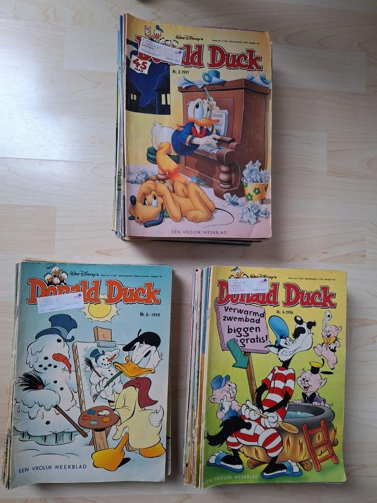 Donald Duck Weekblad, Meerdere comics, Ophalen of Verzenden, Gelezen, Europa