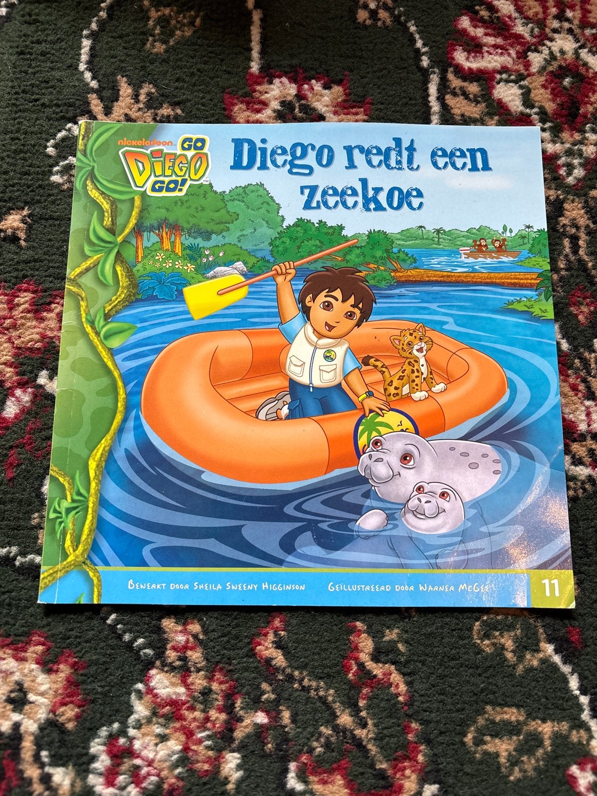 Diego redt een zeekoe - Nickelodeon Go Diego Go!, Ophalen of Verzenden, Zo goed als nieuw, Fictie algemeen