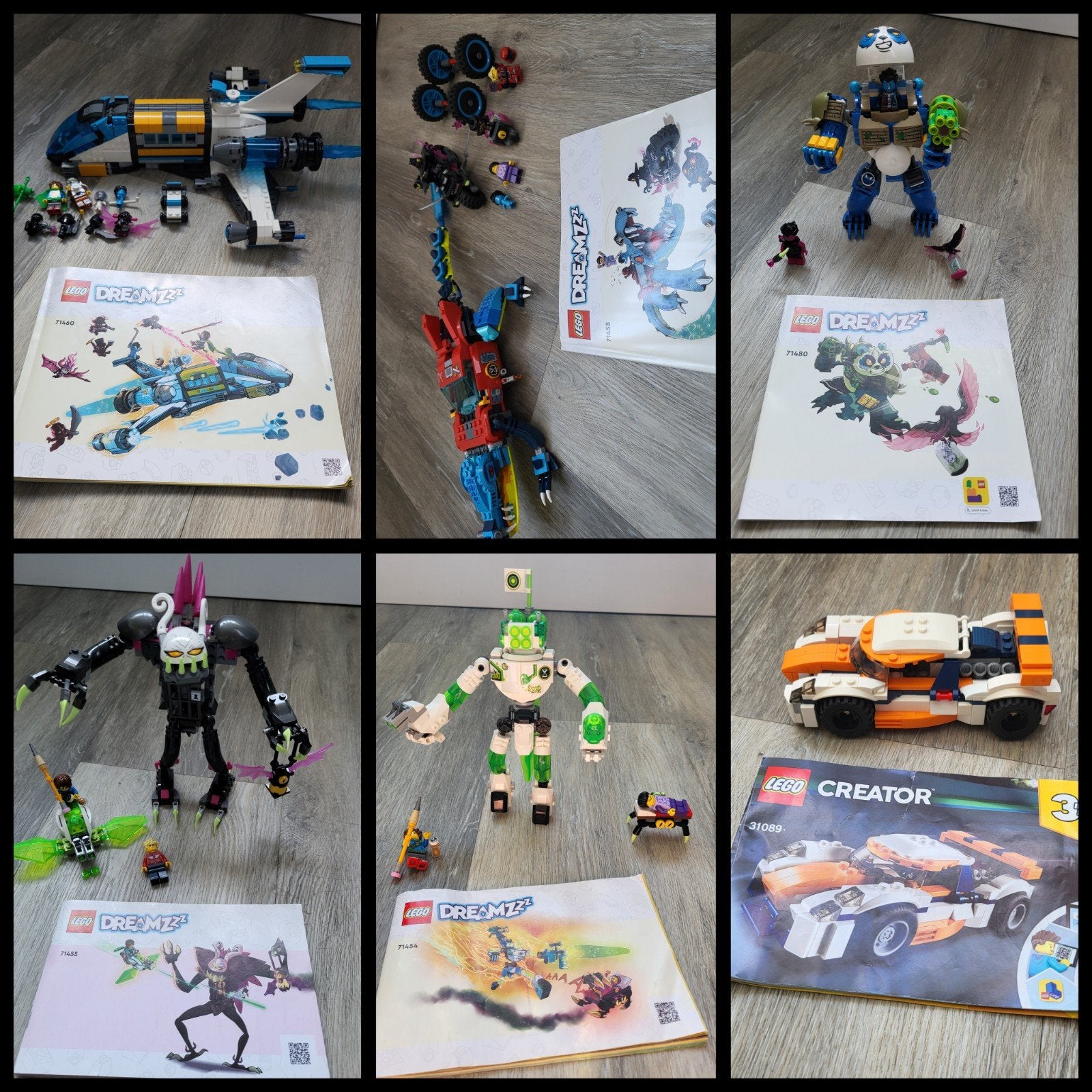 Diverse LEGO sets: DREAMZzz en Creator 3-in-1, Ophalen, Zo goed als nieuw