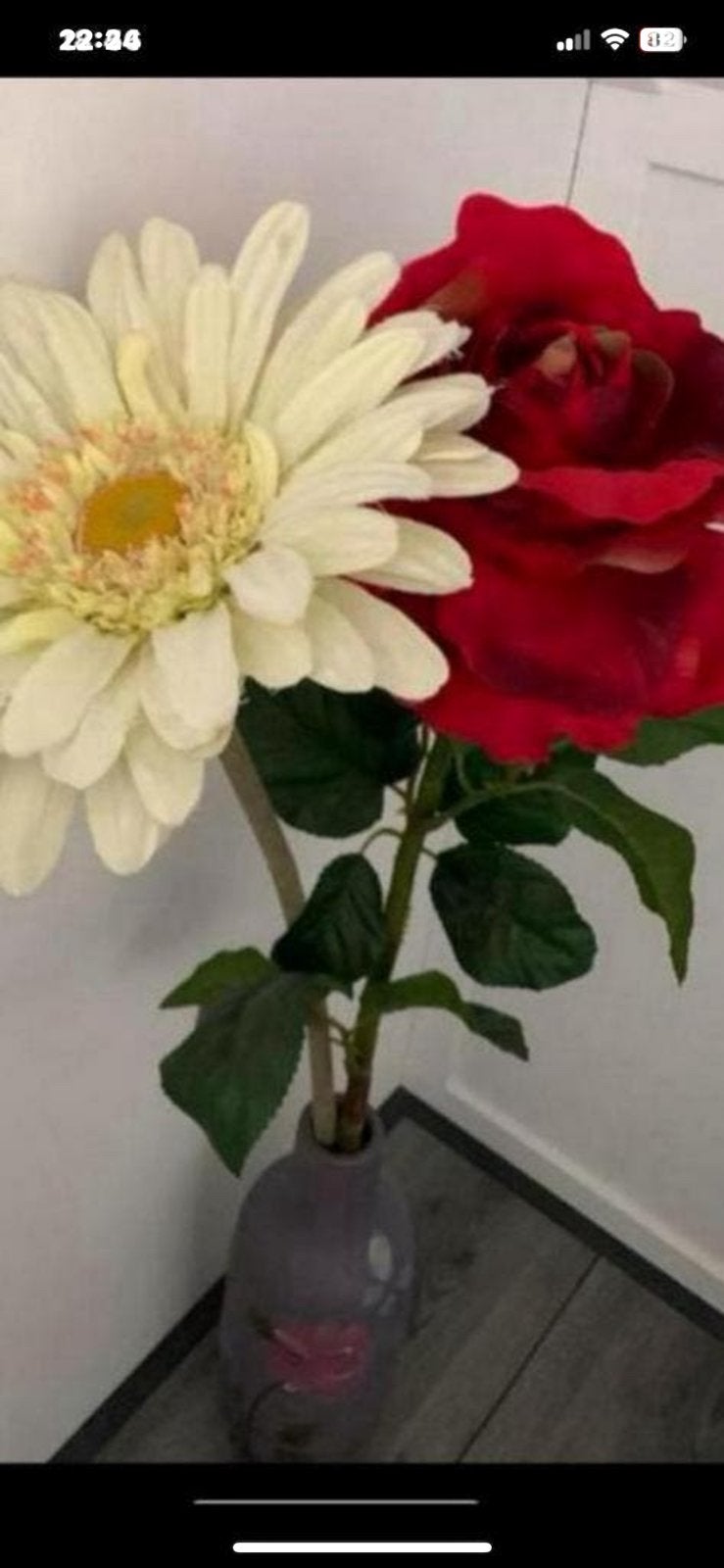 Kunst plant met Vaaz €15, Ophalen, Zo goed als nieuw