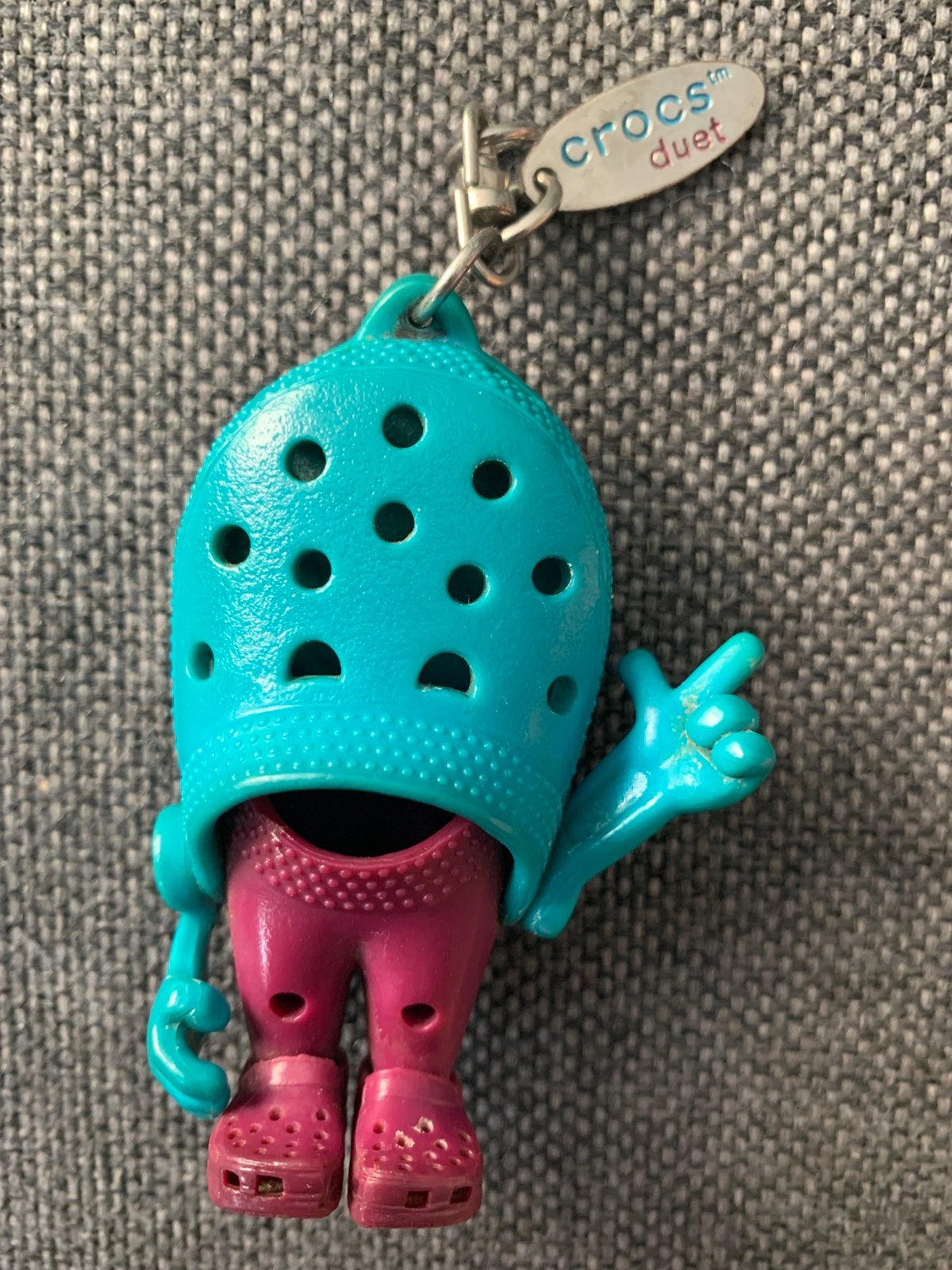 Crocs croslite duet sleutelhanger, Ophalen of Verzenden, Zo goed als nieuw, Merk
