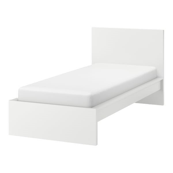 Eenpersoonsbed Malm 90x200, Ophalen, Overige materialen, Gebruikt, 90 cm