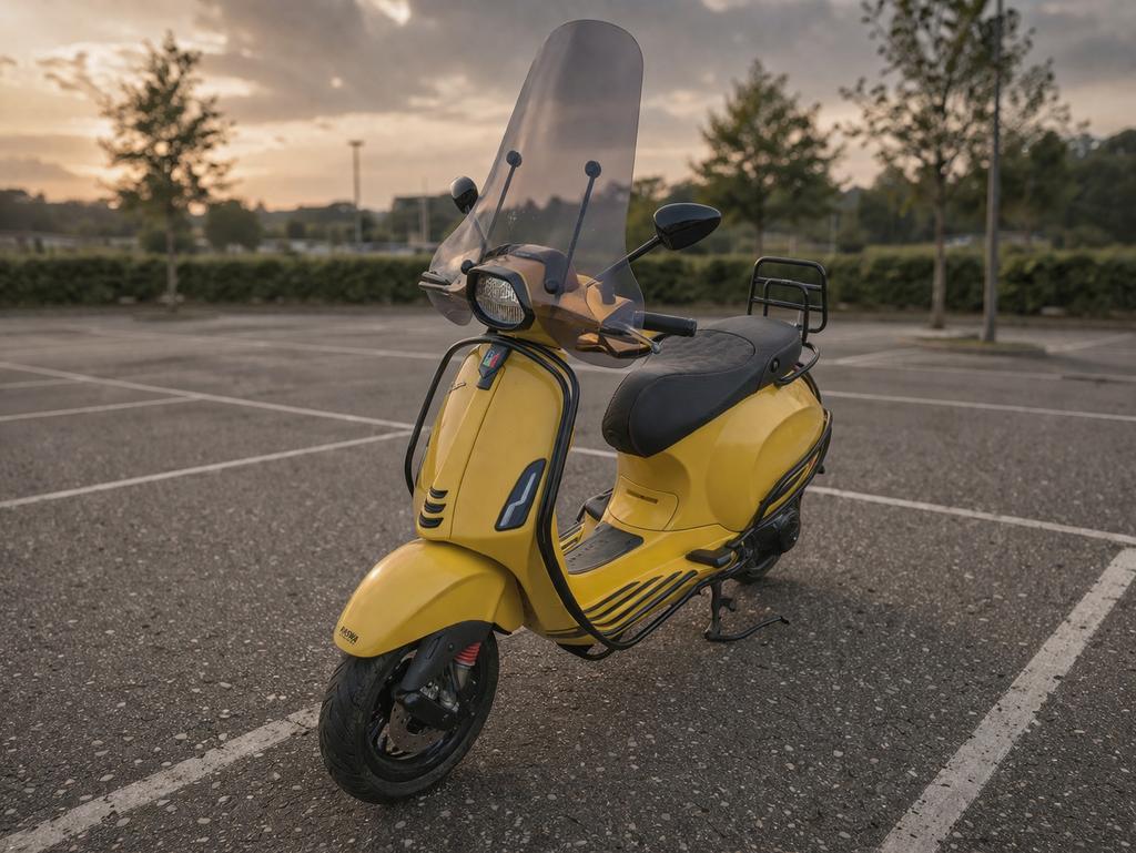 Vespa s sprint topstaat !! Geel kenteken !!, Fietsen en Brommers, Scooters | Vespa, Ophalen of Verzenden, Zo goed als nieuw, Benzine
