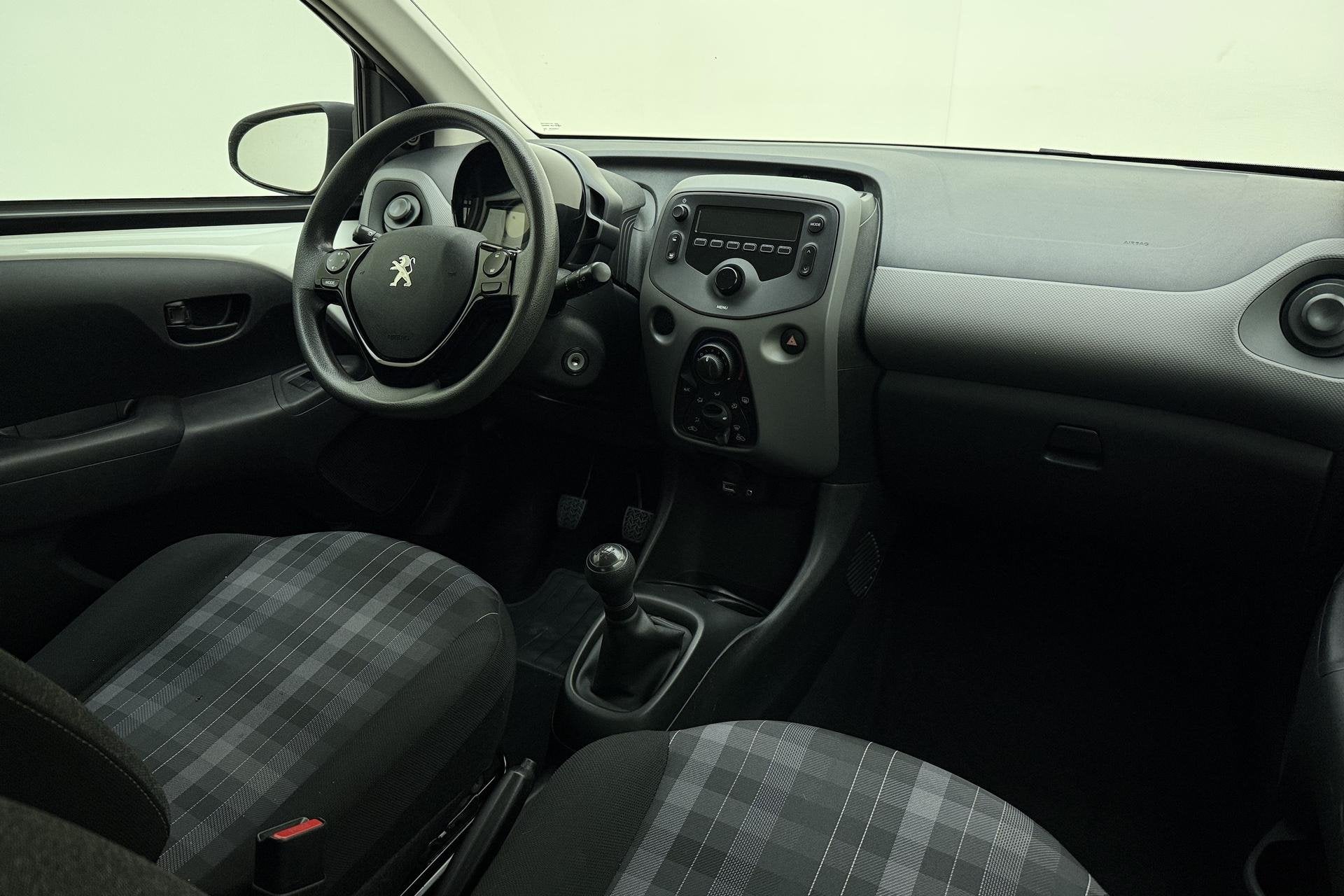 Peugeot 108 1.0 e-VTi Active 68 pk | 5drs| Airco | Radio/blu, Auto's, Peugeot, Voorwielaandrijving, Stof, Gebruikt, 4 stoelen