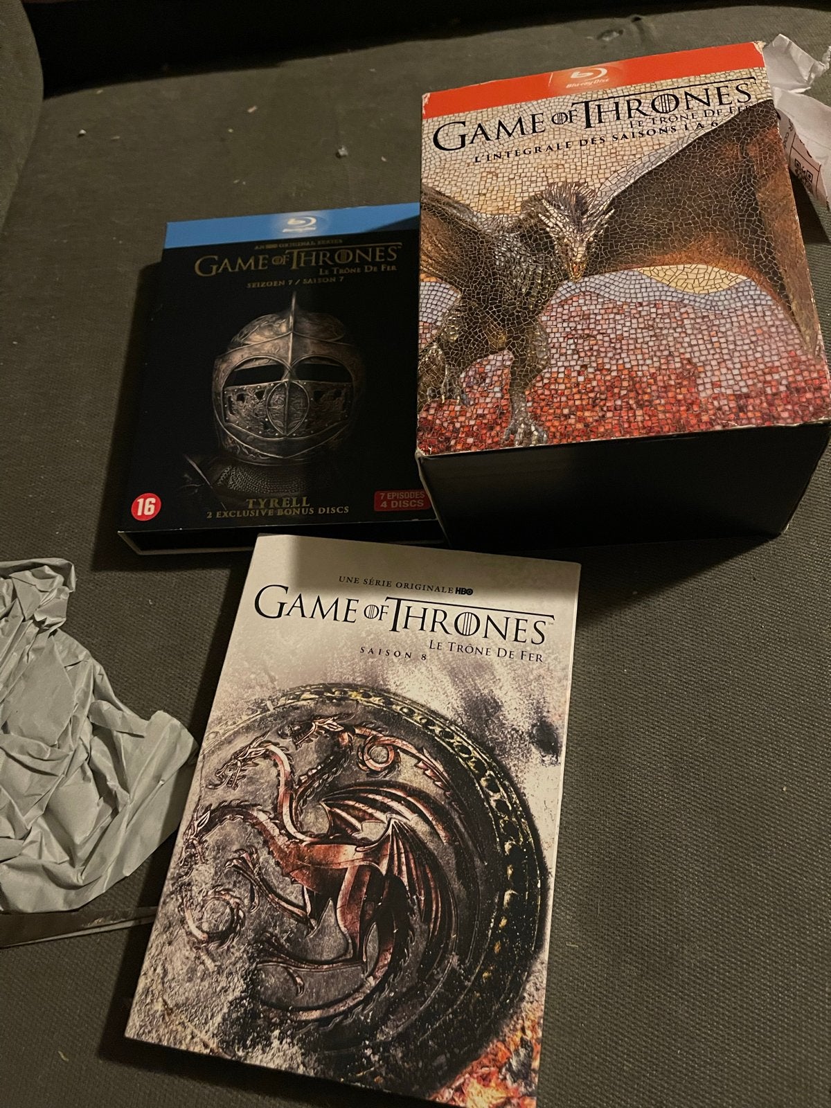 Game of Thrones Complete Serie + Seizoen 8 dvd/bluray, Vanaf 16 jaar, Nederlands, Science Fiction en Fantasy, Ophalen of Verzenden