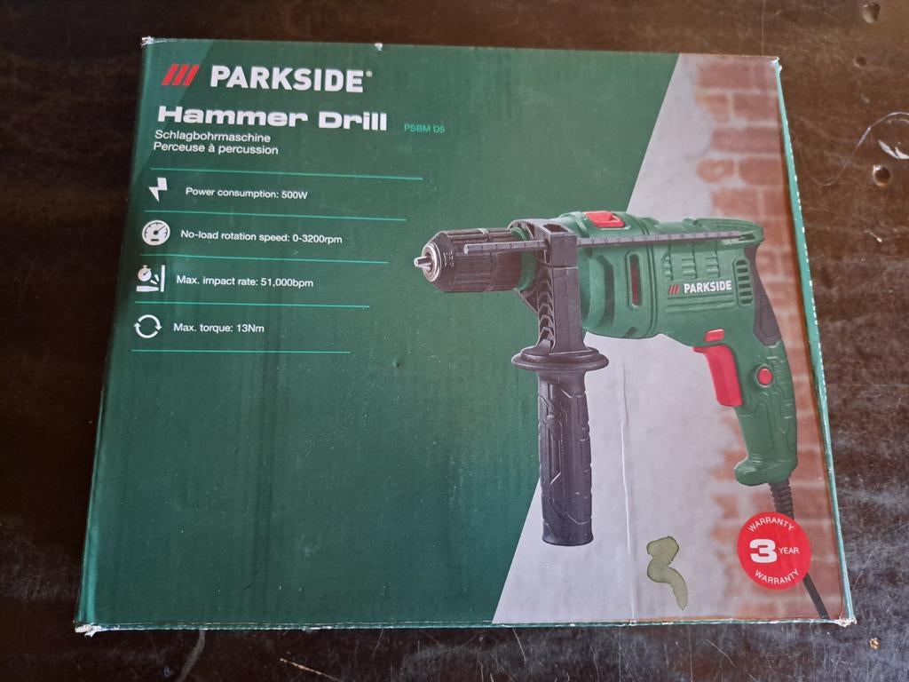 Boormachine parkside. NIEUW!, Ophalen of Verzenden, Nieuw, Elektrisch