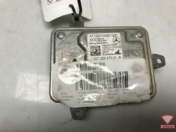 mercedes a b c e s cla xenon module starter a1729015400 477, Gebruikt, Mercedes-Benz AG, Mercedes-Benz, Ophalen of Verzenden