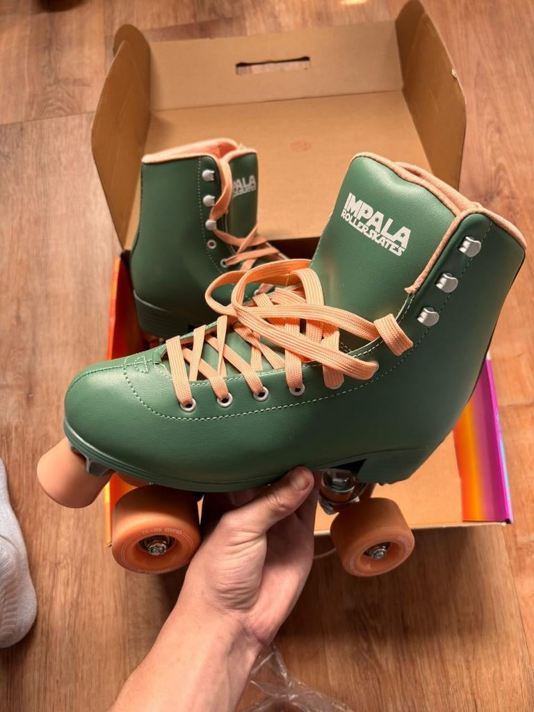 Impala rollerskates Forest Green, Sport en Fitness, Skeelers, Ophalen of Verzenden, Zo goed als nieuw