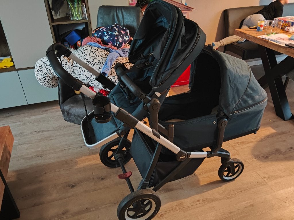 Thule Sleek kinderwagen, Gebruikt, Duowagen, Combiwagen, Ophalen