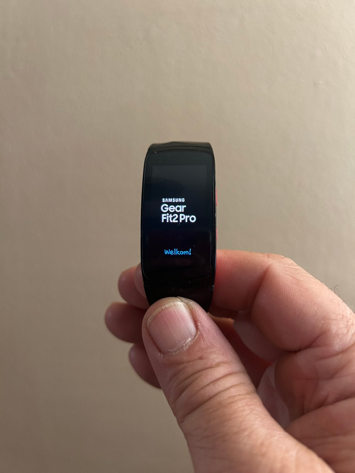 Samsung Gear Fit2 Pro - Zwart (Large), Afstand, Zwart, Ophalen of Verzenden, Zo goed als nieuw